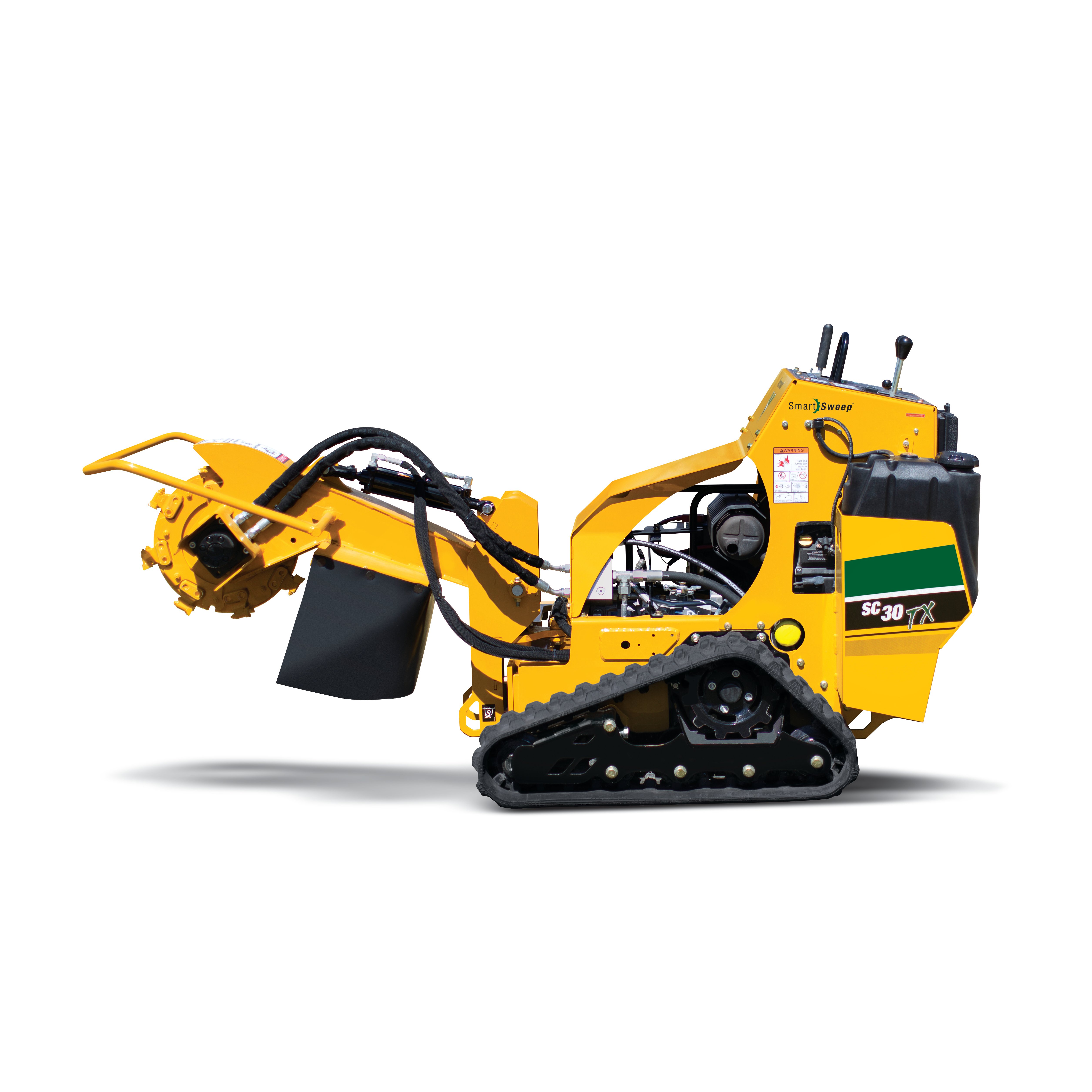 Rent Compact 20-40 HP Gas Stump Grinder With Track Drive