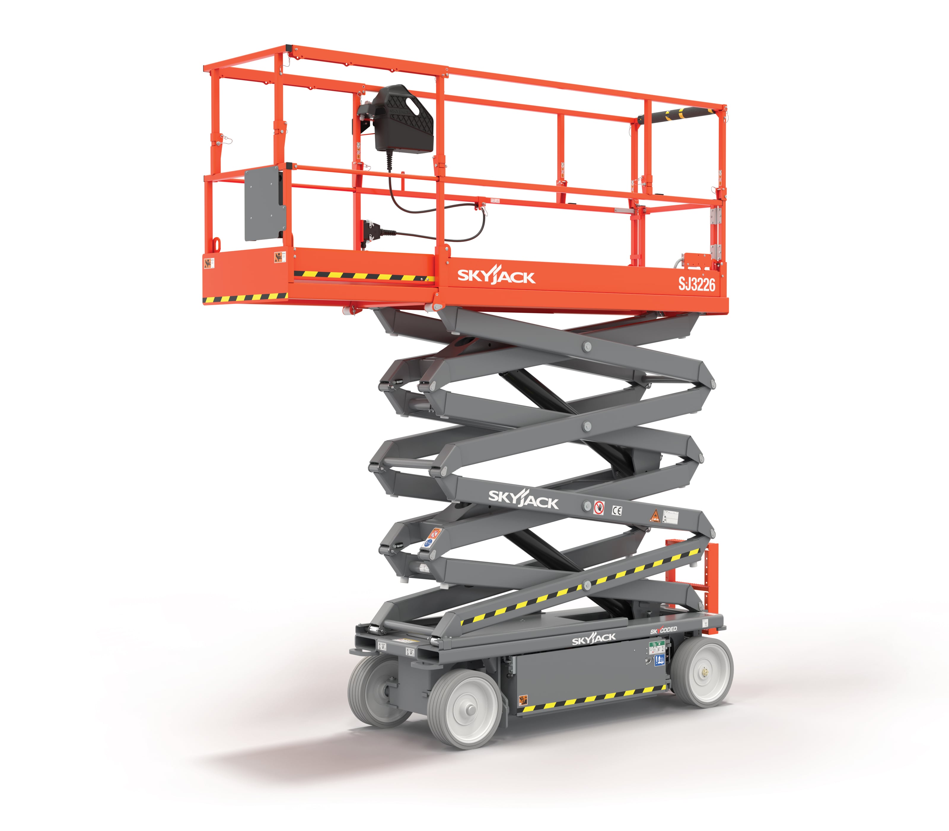 20 ft. Electric Scissor Lift with Power-Deck, 32 in. Wide for Rent